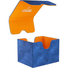GameGenic Sidekick 100+ XL Deck Box - Blue and Orange