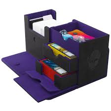 GameGenic The Academic 133+ XL Deck Box - Tolarian Edition Black and Purple