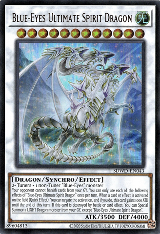 Blue-Eyes Ultimate Spirit Dragon (Unlimited) [SDWD-EN043] Ultra Rare