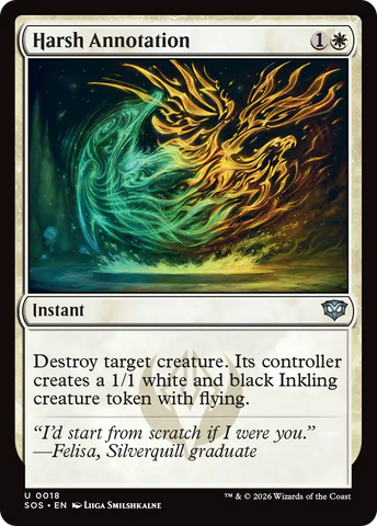 Harsh Annotation [Secrets of Strixhaven]