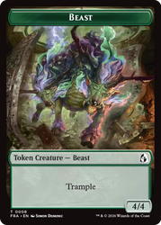Forest Tentacle // Beast Double-Sided Token [Reality Fracture Tokens]