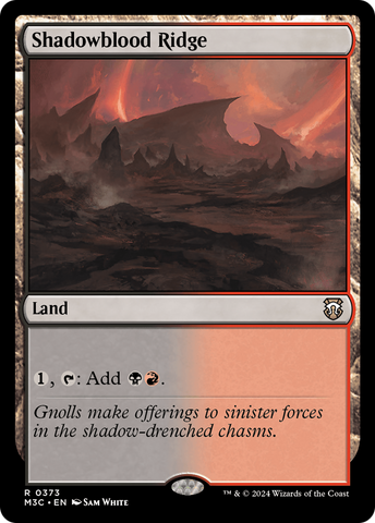 Shadowblood Ridge [Modern Horizons 3 Commander]