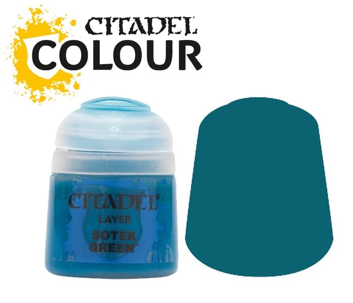 Citadel:  Sotek Green Layer Paint