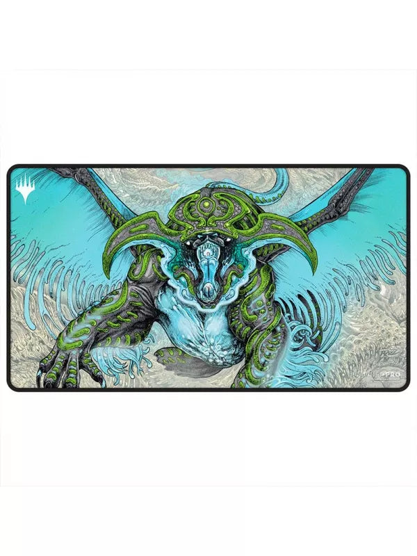 Tarkir Dragonstorm Temur Dragon Stitched Edge playmat